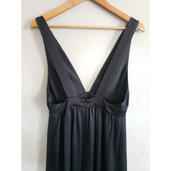 Rachel Zoe Jumpsuit Women's 6 Black Anouk  Deep V Wide Leg NWT - Picture 5 of 10